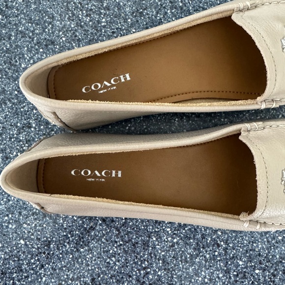 NWOT, Coach Marley Textured Leather Driving Loafers NEVER WORN - Picture 4 of 8